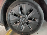 Load image into Gallery viewer, Brand New 2019-2022 Tesla Model Y Wheel Hub Caps Wheel Covers 19&quot; With White Printed Tesla Logo
