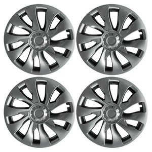 Brand New 2016-2022 Tesla Model 3 Wheel Hub Caps Wheel Covers 18" With Tesla Logo