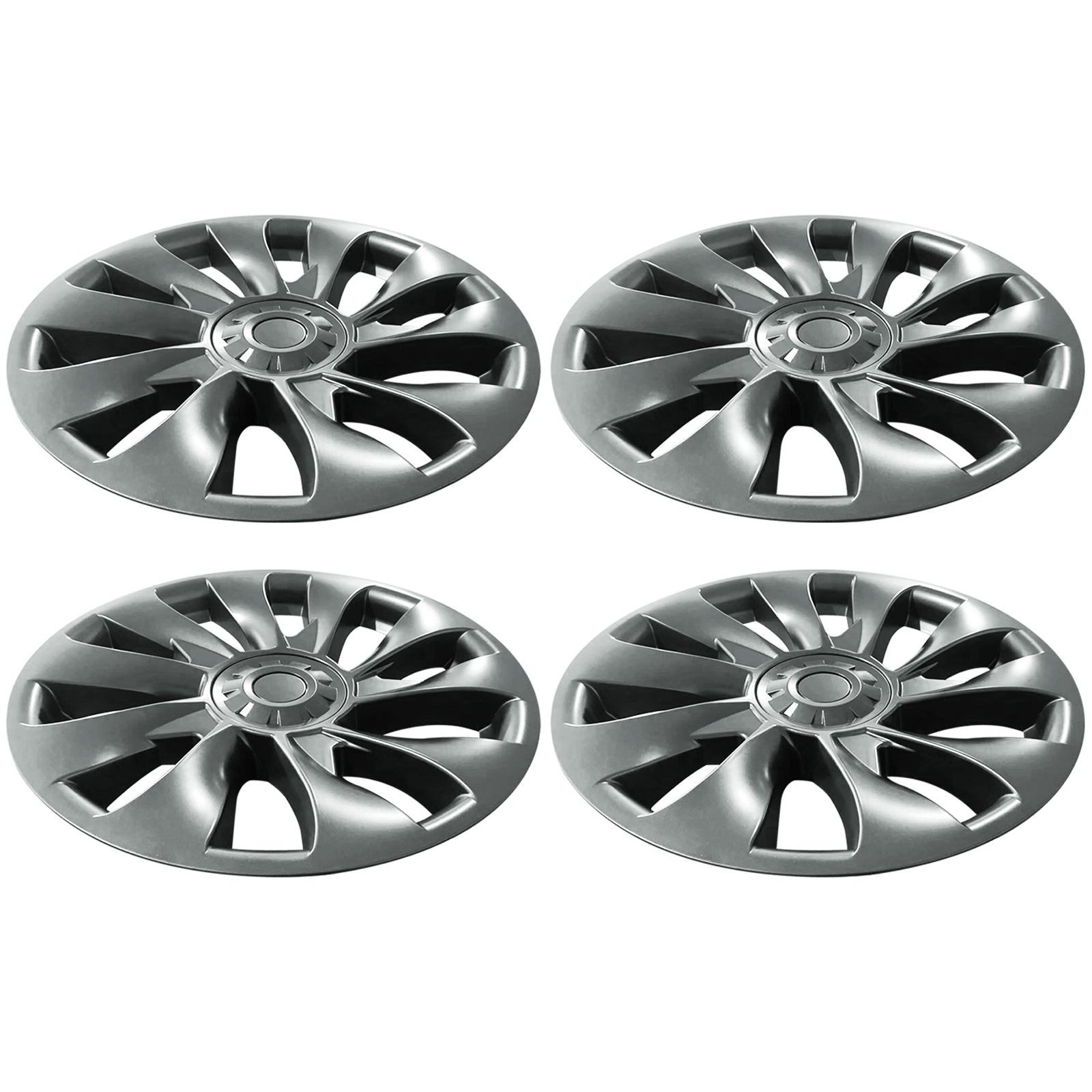 Brand New 2016-2022 Tesla Model 3 Wheel Hub Caps Wheel Covers 18" With Tesla Logo