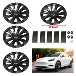 Load image into Gallery viewer, Brand New 4PCS TESLA Model Y 20&quot; Aero Hubcaps Wheel Cap Rim Wheel Cover With Logo
