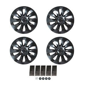 Brand New 4PCS TESLA Model Y 20" Aero Hubcaps Wheel Cap Rim Wheel Cover With Logo