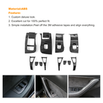 Load image into Gallery viewer, Brand New 2019-2023 Model Y/2021-2022 Model 3 Window Door Panel Glossy Carbon Fiber Wrap Trim Full Set (14 Pcs)
