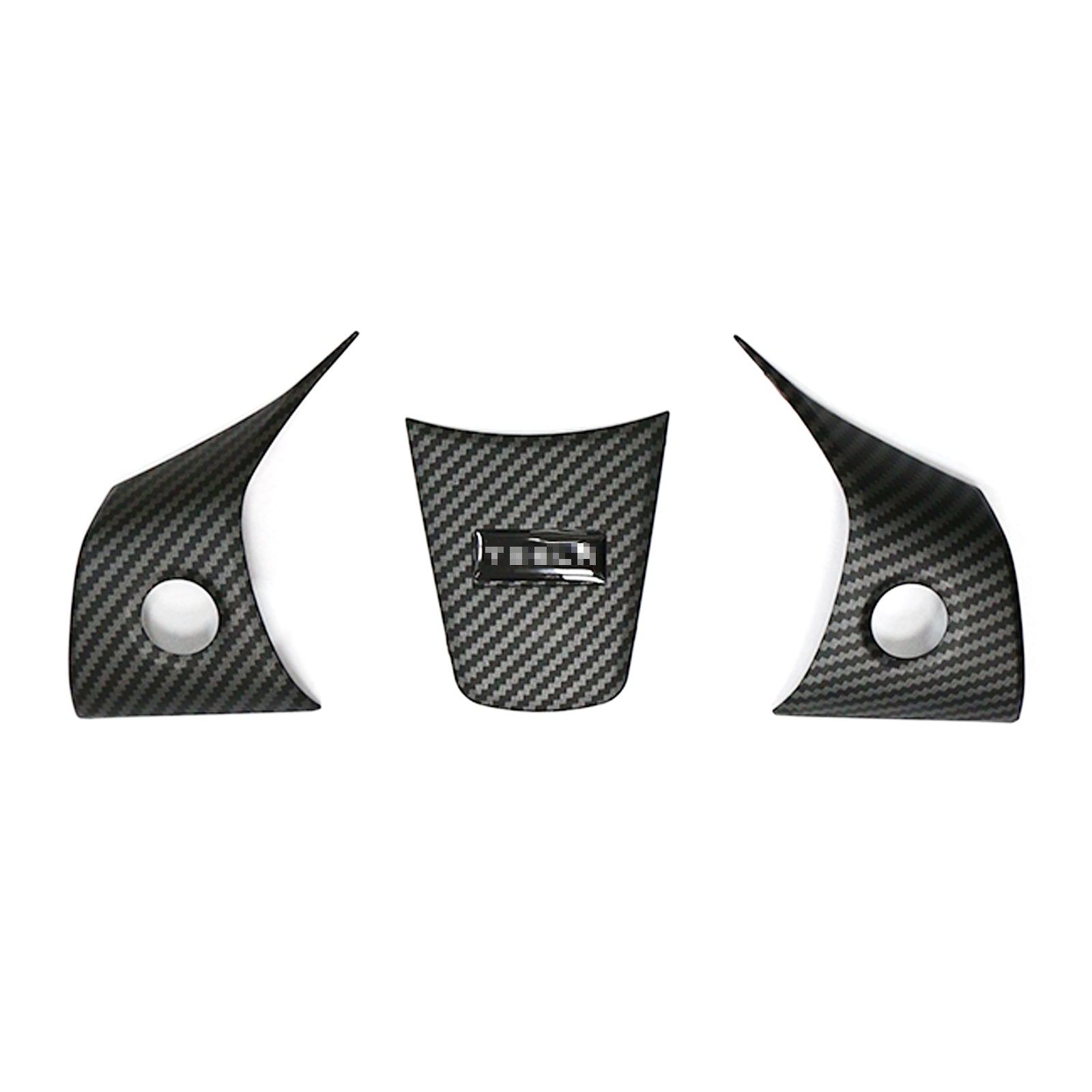 Brand New Model Y Steering Wheel Wrap Protection Carbon Fiber Look